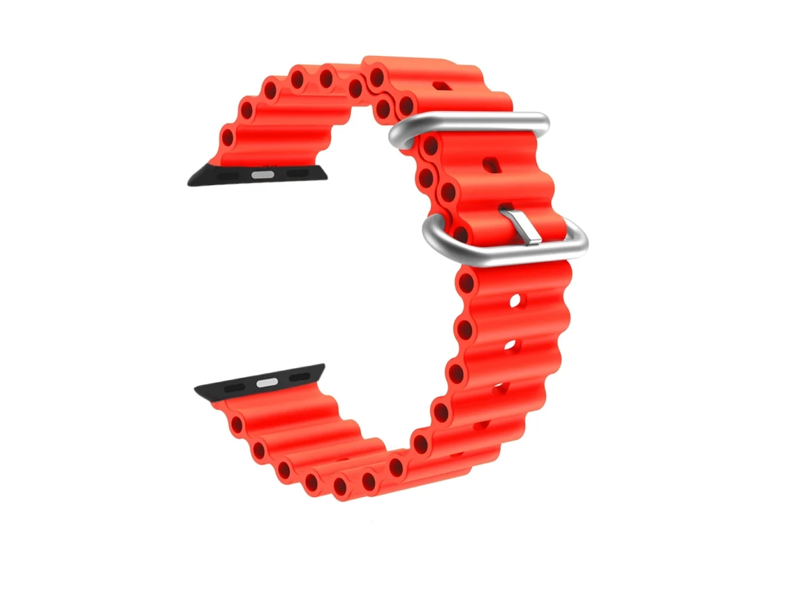 Correa para Apple Watch Ultra 49Mm Ocean Rojo