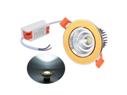 Luces LED empotrables 2026 de 7 W, luz suave, ahorro de energía, seguras, estables, fácil instalación y amplia aplicación.