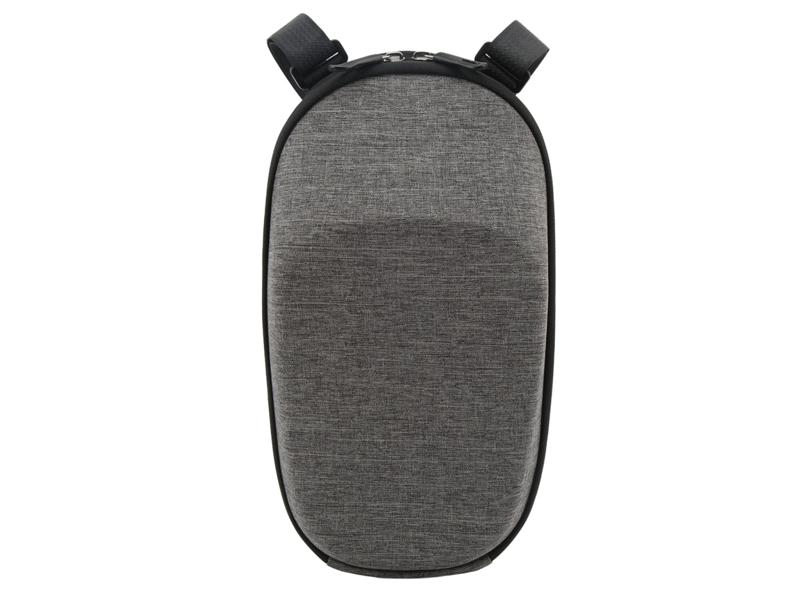 Bolsa Frontal Para Scooter Elétrico Com Capa Dura Eva Bolsa Para Guidão De Bicicleta Pasta Cinza