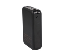 Batería portátil de 5V 2.1A 10000mAh con doble puerto USB para chaquetas, chalecos y ropa interior térmica para móviles.