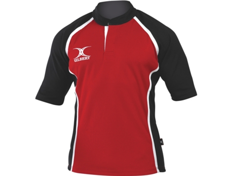 Camiseta Unisex para Rugby GILBERT Nan Rojo (2XS)