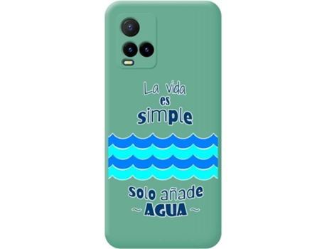 Carcasa Vivo Y21s / Y33s TUMUNDOSMARTPHONE Agua Verde