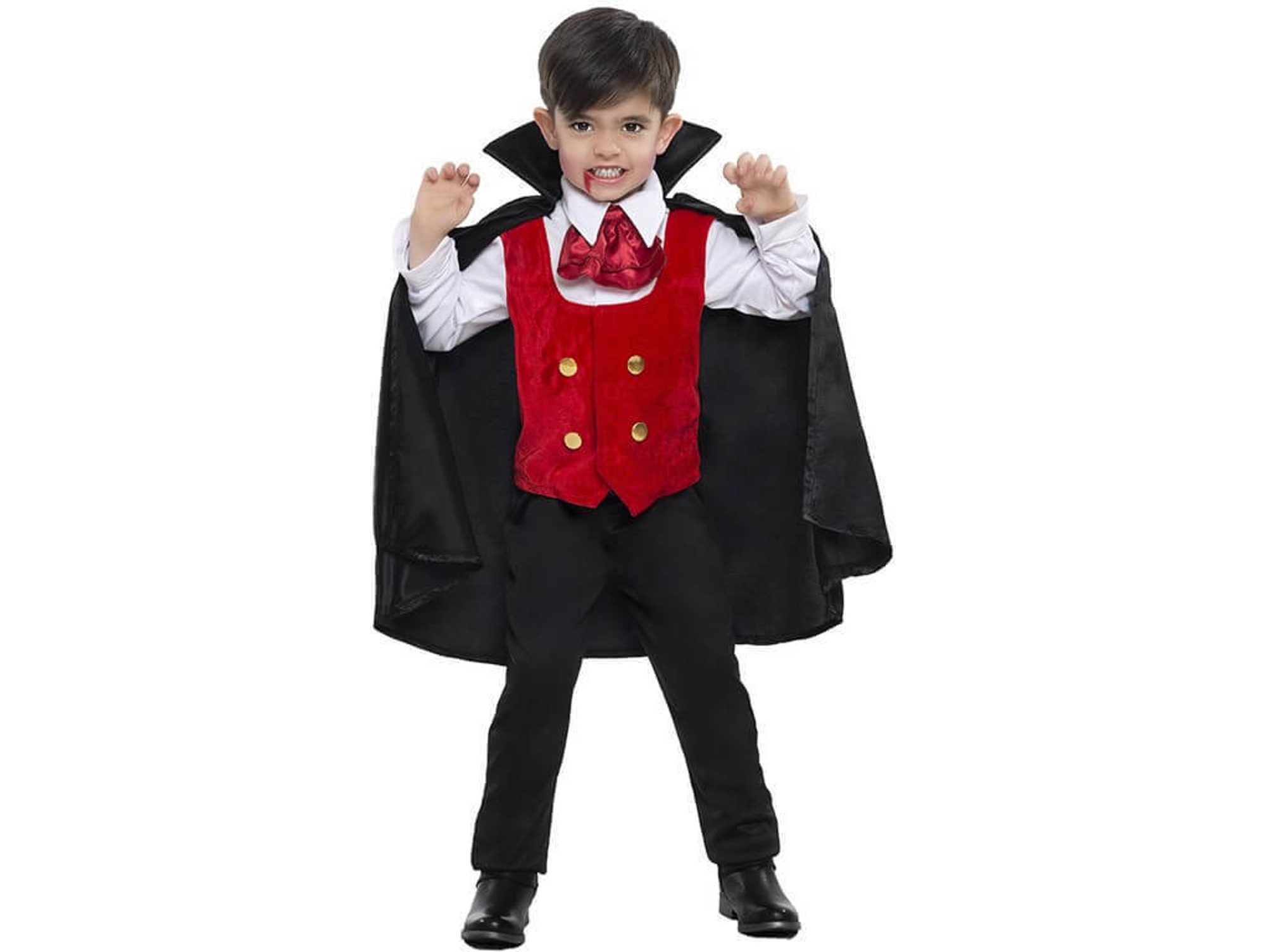 Disfraz de Niño DISFRAZZES Vampiro Con Capa (Talla: 10 a 12 años)
