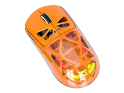 Ratones De Juego Ligeros M7 3 Modos (2.4g/bt/alámbrico) Transparentes Huecos Recargables Con Led Para Ordenador