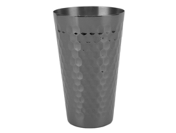 Vaso Multiusos De Acero Inoxidable 304 Martillado Para Bebidas, Ideal Para Moscow Mule, Bares Y El Hogar. Color Plata.