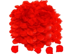VVJIJILLY Elegância Artesanal Pétalas De Seda Reutilizáveis Para Decorações De Casamento, Noite Romântica, Flores Do Dia Dos Namorados (vermelho, 3500 Peças)