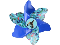 Pinwheel Floral Para Bicicleta E Patinete Infantil Acessório De Ciclismo Giratório Com Vela De Plástico