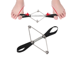 Corrector de Rodilla y Pie con Nailon y Acero Inoxidable