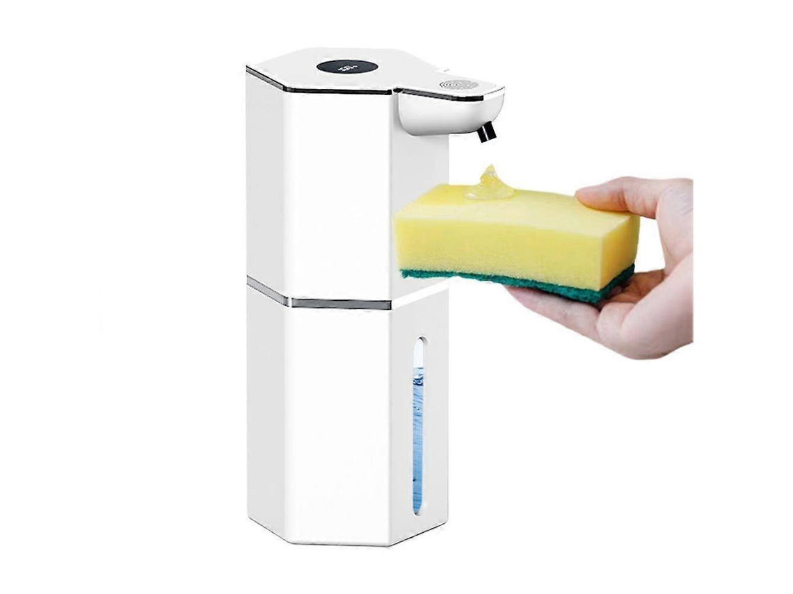 Dispensador de jabón líquido en espuma Rosewell para montaje en pared, sin necesidad de taladrar.