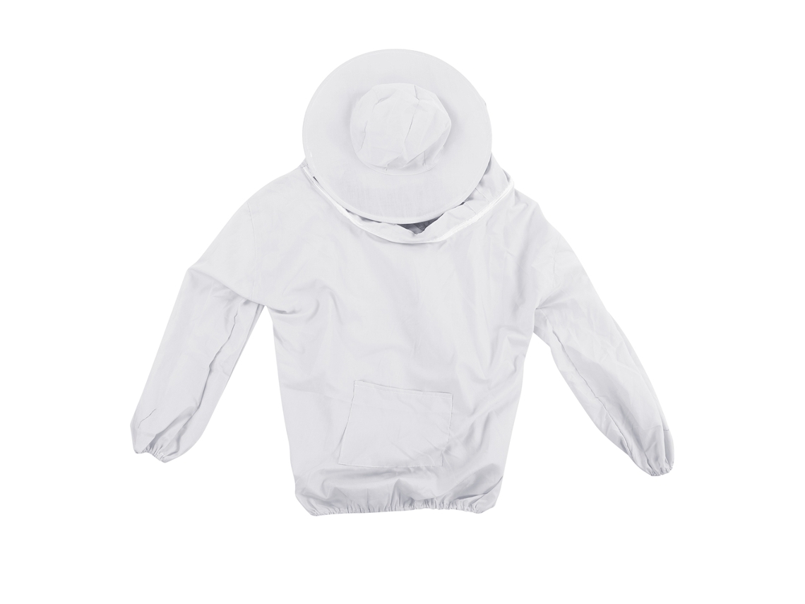 Chaqueta De Apicultura Con Velo Transpirable, Traje De Apicultor, Accesorio Blanco Para Apicultura