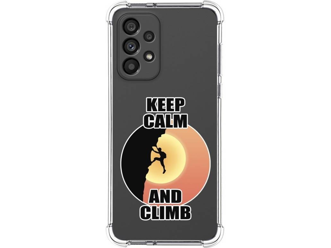 Carcasa Samsung Galaxy A33 5G TUMUNDOSMARTPHONE Dibujos Antigolpes Hombre Escalada Multicolor