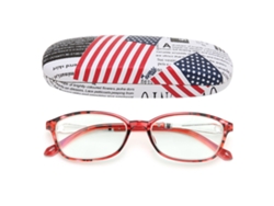 Gafas de lectura de moda con bloqueo de luz azul y alta transmisión de luz para personas mayores Laopipfu