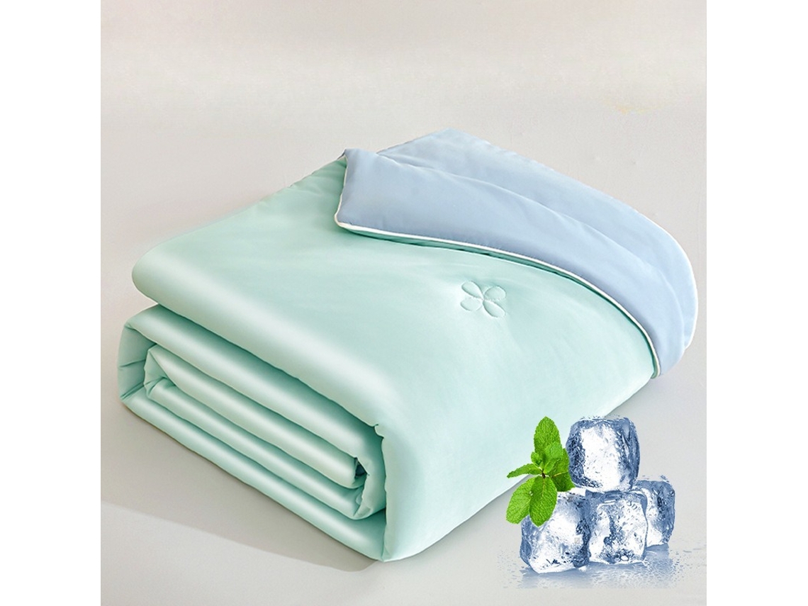 Manta Refrescante De Verano, Lavable Y Transpirable (verde/150x200cm) Gertiz
