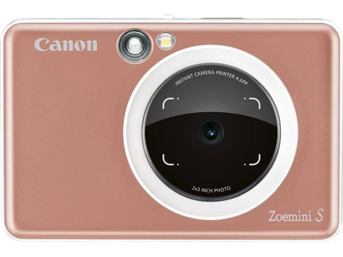 Cámara Instantánea CANON Zoemini S (Rosa Oro - Li-Po 700 mAh - 51x76 mm)