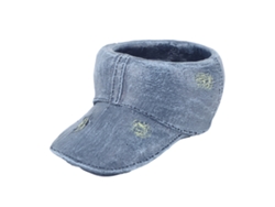 Ats-maceta De Sombrero Cowboy Azul Retro De Resina Para Decoración De Jardín Plantas Ropa