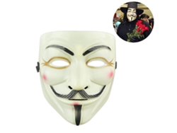 Máscara elástica de Halloween para cosplay de terror