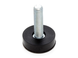 Pé Nivelador De Goma Ø10ma H40mm Para Lavadora Lft001un