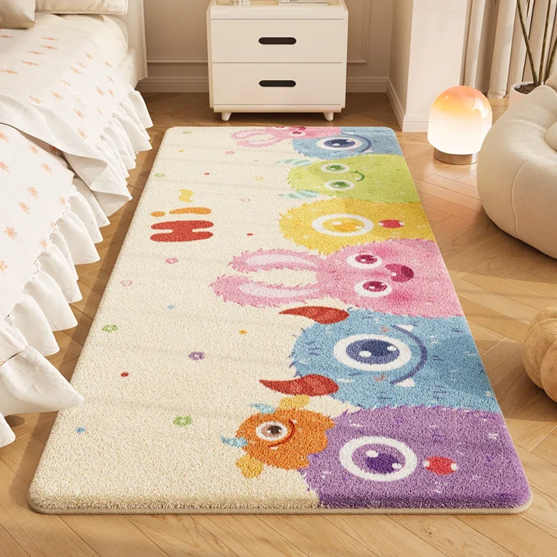 (estilo 9 60x180cm) Linda Alfombra De Dibujos Animados, Suave Y Cómoda, Alfombra De Felpa De Color Crema.