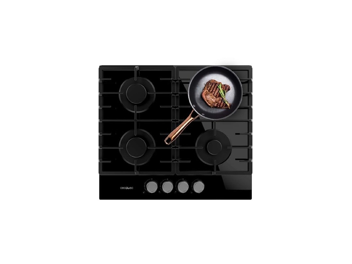 Cecotec Placa De Gas Bolero Squad G 4200f Glass Black
