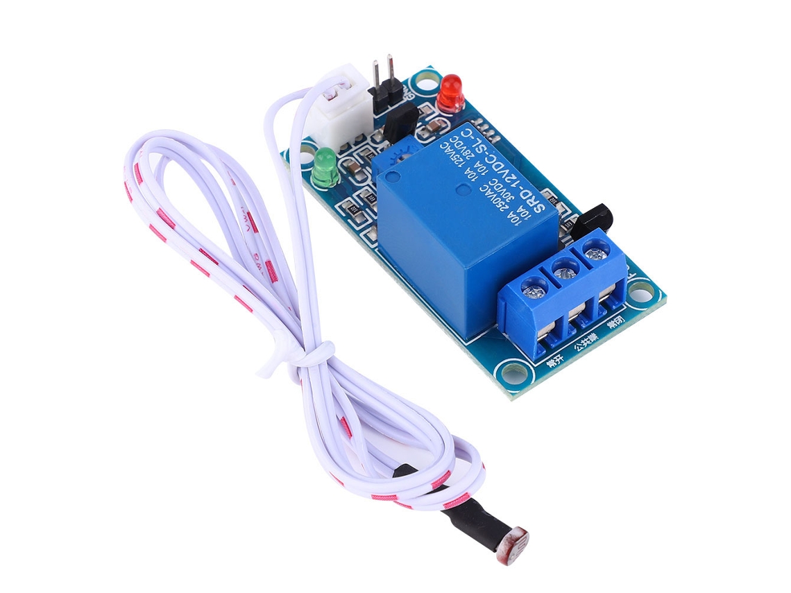 Módulo De Relé Con Fotorresistencia, Sensor De Luz, Control Automático, Interruptor De 12 V.