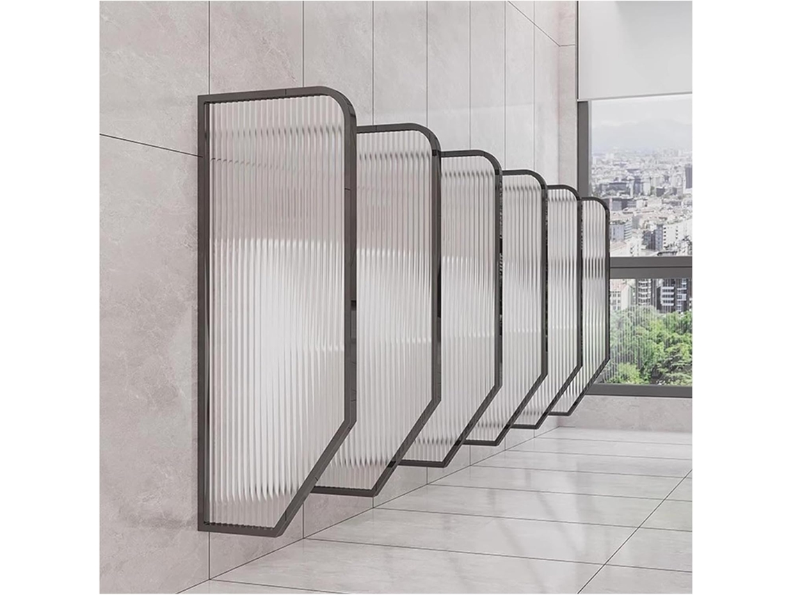 Hombres, Panel De Vidrio Templado, Tabique De Pared Comercial, 2 Piezas Para En
