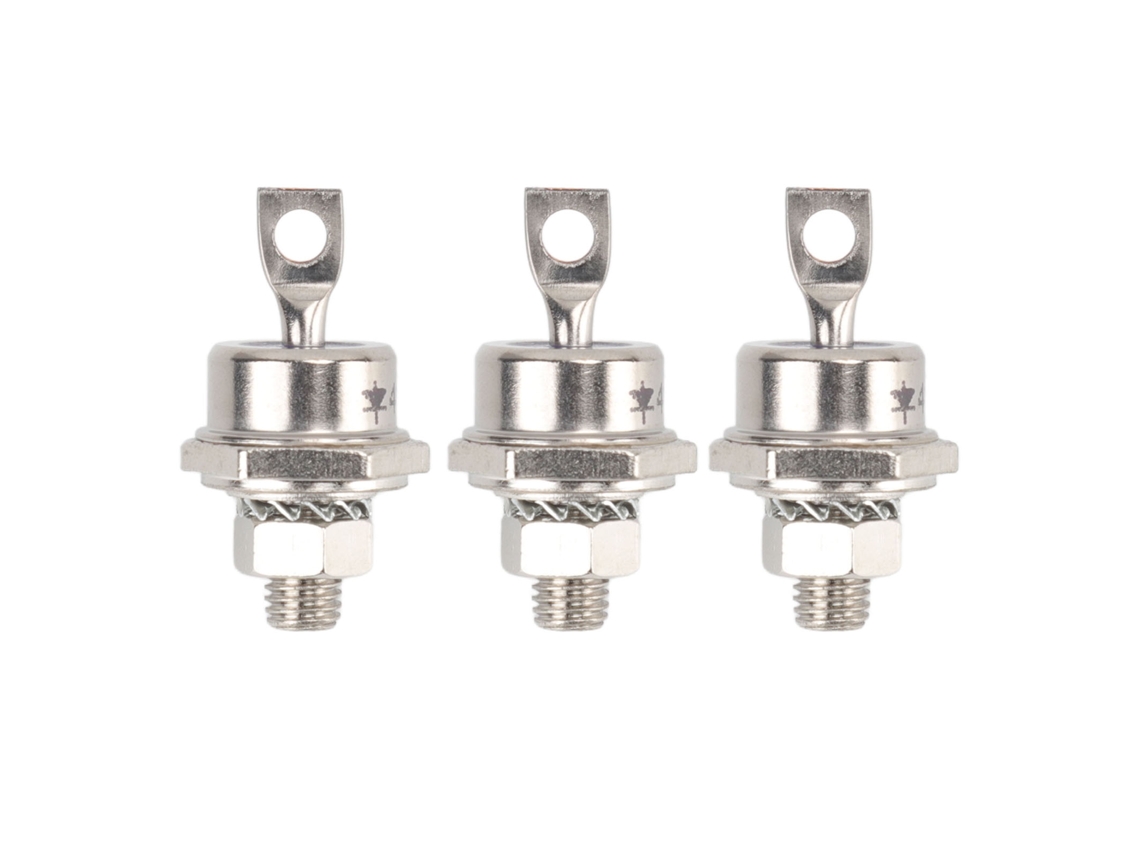 3 Unidades De Módulo De Diodo 40hfr120 40a Para Rectificador Espiral De Hierro, Piezas Para Generador Diésel, Polo Negativo.
