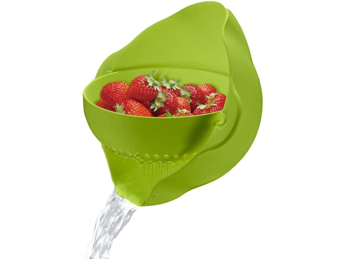 Cesta De Cocina Multifuncional Con Colador Extraíble Para Verduras Y Frutas.