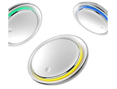 Purificador de aire portátil para coche con filtro Hepa, eliminador de olores, purificador de aire personal, color blanco YIZHOOD