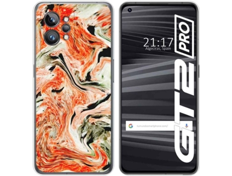 Carcasa para Realme GT 2 Pro 5G TUMUNDOSMARTPHONE Dibujos Mármol 12 Multicolor