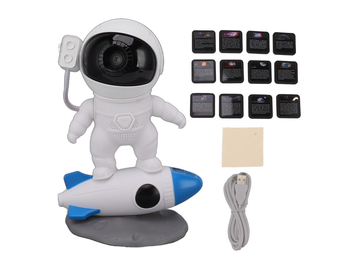 2026-proyector De Estrellas Y Galaxias Con Luz Nocturna Astronauta Usb C Rotación 360 Grados Para Dormitorio Y Fiesta