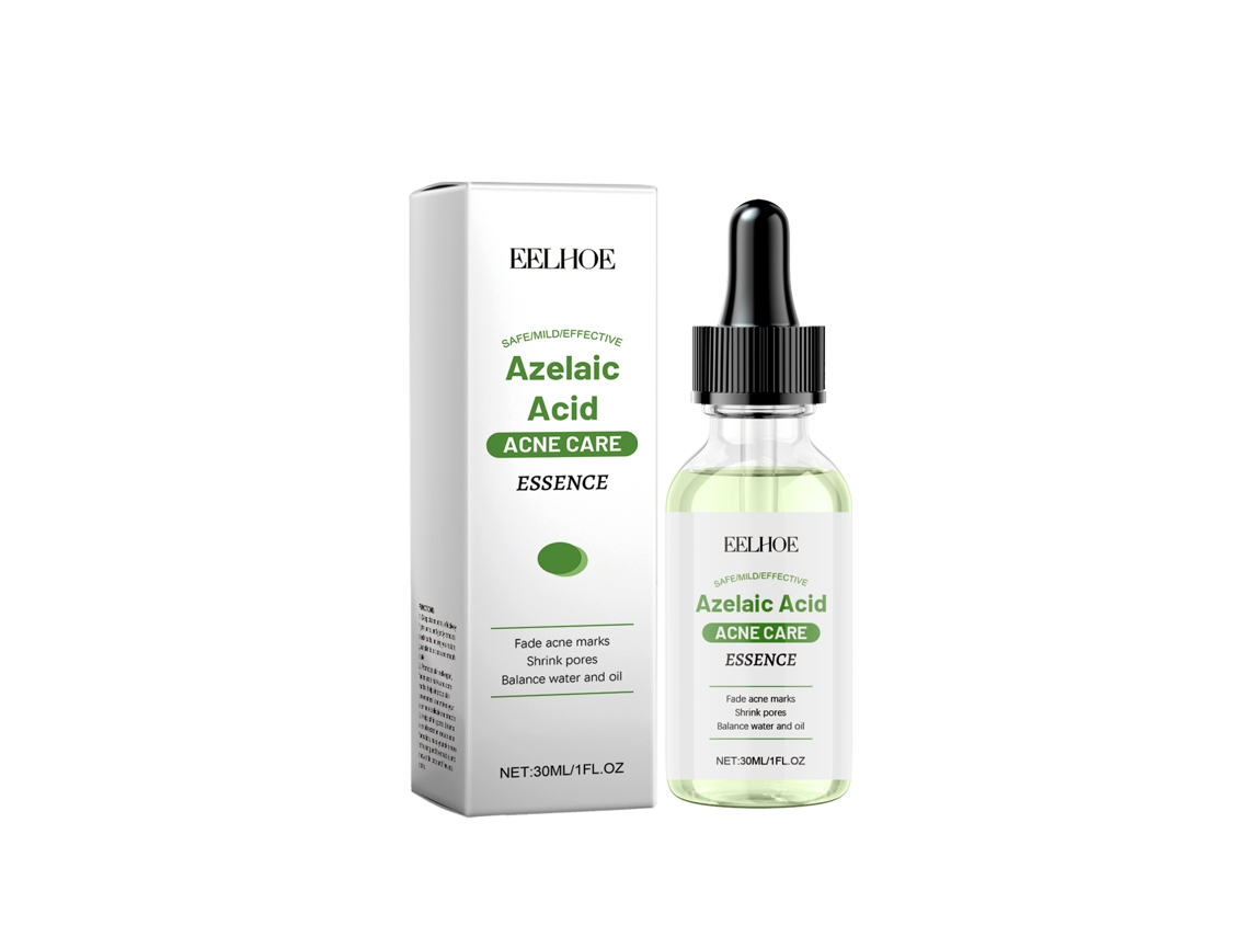 Sérum facial con ácido azelaico y esencia hidratante para el alivio del acné y los puntos negros, 30 ml.