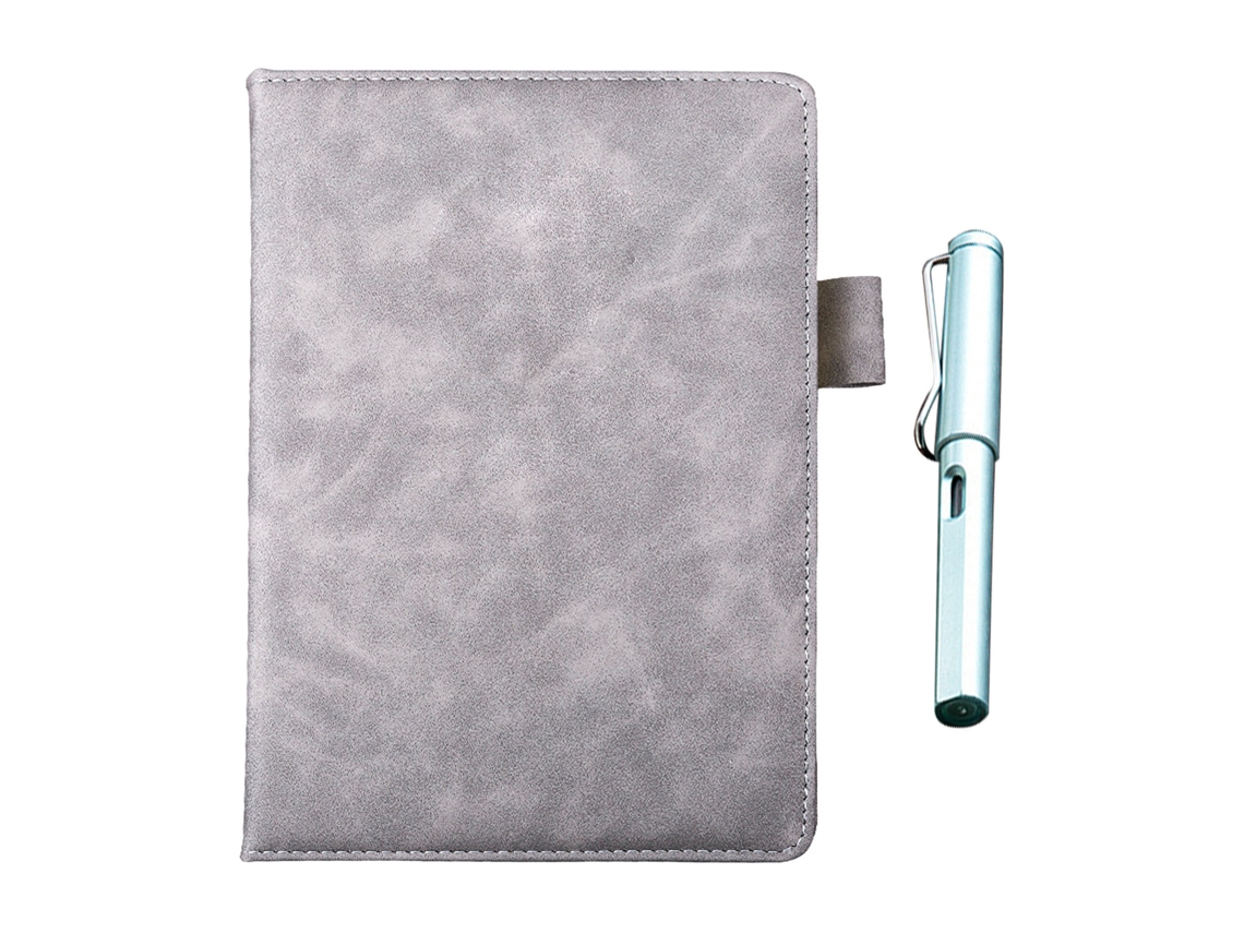 Cuaderno A5 Con Cubierta De Cuero Sintético Y Papel Ultragrueso Para El Trabajo, Los Negocios Y El Uso Diario.