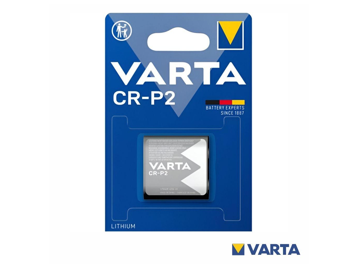 Paquete Blíster De Baterías De Litio Varta Cr-p2 De 6 V