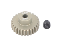 Engranaje De Piñón De Aleación De Aluminio De 3,175 Mm Y 0,6 M De Alta Resistencia Para Coche Rc Crawler 1/8 1/10 27t