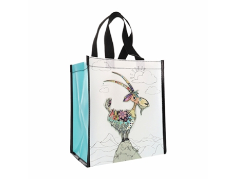 Bolsa de Compras KIUB La Compra Reciclado Kook Polietileno Unisex (Azul)