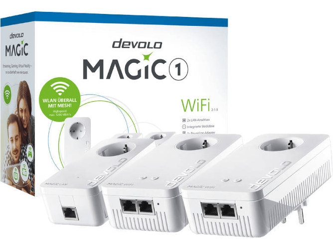 Kit Powerline DEVOLO Magic 1 Wifi 2-1-3