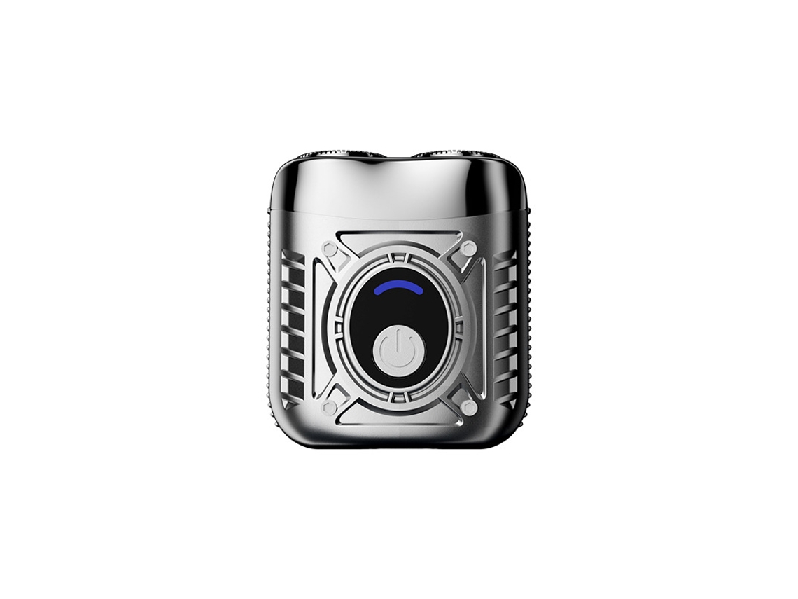 Barbeador Elétrico Duas Cabeças Portátil Mini Lavável Com Cabeças Flutuantes Para Homens - Ideal Para Viagem