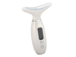 Masajeador de belleza facial con múltiples niveles de vibración, activación de la piel, batería de litio recargable para rostro y cuello, blanco Bestvite