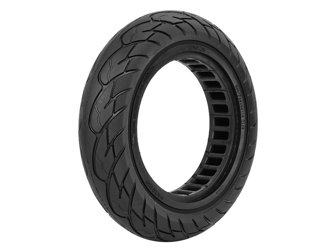Accesorios Fwinl para patinetes eléctricos con neumáticos macizos de 10x2,125 pulgadas, a prueba de explosiones, color negro