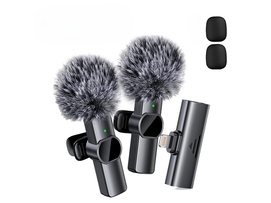 Micrófono de solapa inalámbrico DIGITALLAB para iPhone y Android