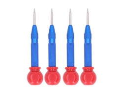Juego De Punzones Automáticos Para Centrar Metal, Madera Y Vidrio, 5 Pulgadas, Color Azul.