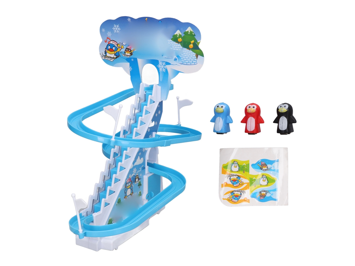 Rebe-brinquedo Elétrico De Subir Escadas Puzzle Com Música, Montanha-russa Para Estimular A Imaginação, Grande