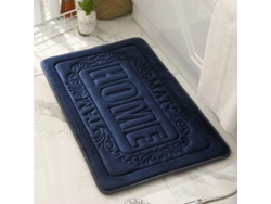 2026-almohadilla De Baño Linjou, Alfombra De Espuma De Memoria, Alfombra Antideslizante (azul Oscuro)