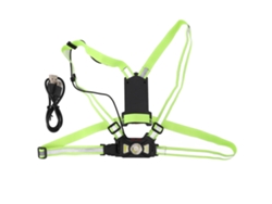 2026-luz De Pecho Para Correr Al Aire Libre De Noche Con Dos Fuentes De Luz Impermeable Ip55 Para Ciclismo Caminata Camping Senderismo