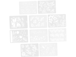 Juegos De Plantillas, Tableros De Dibujo Huecos, Carpetas De Repujado, Plantilla Para Manualidades.