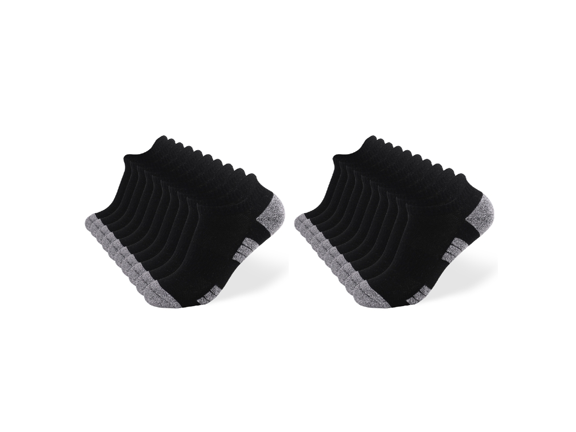 10 Pares De Calcetines Unisex Transpirables Y Acolchados Para Correr, Ideales Para Deportes Al Aire Libre Y Senderismo.