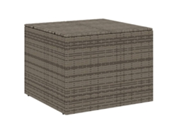 Caja de almacenamiento de jardín 291 l Mimbre Pata gris EXCLUSIVA MAISON