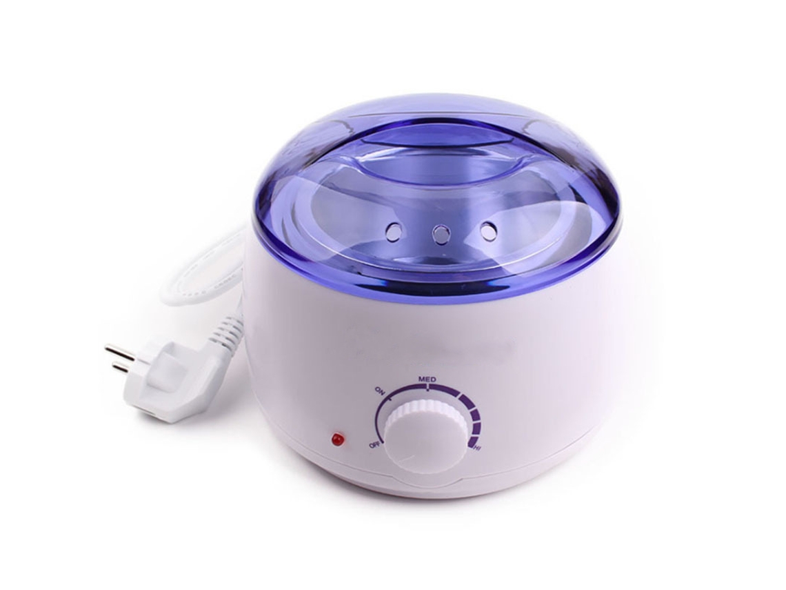 Mini Calentador De Cera Eléctrico, Tapa Morada Elegante, Fusión Rápida. Para Depilación Y Tratamientos, Uso Doméstico Y Profesional.