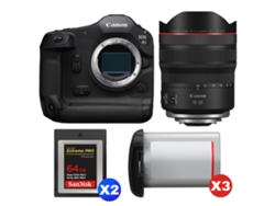 Canon Eos R1 + Rf 10-20mm F/4 L Is Stm + 2 Sandisk 64gb Extreme Pro Cfexpress Type B + 3 Canon Lp-e19 + Ebook “20 Consejos Para Fotos Que Impactan”