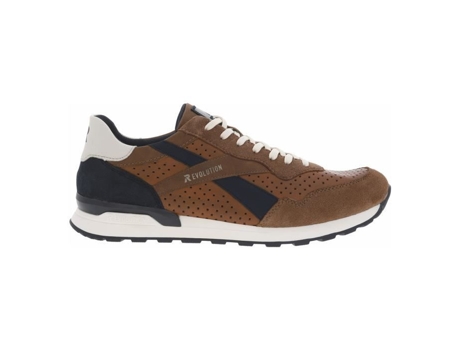 Zapatillas de Hombre RIEKER Raso Marrón (44)